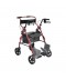 Rollator in alluminio 4 ruote con freni Mod. Rolly 2
